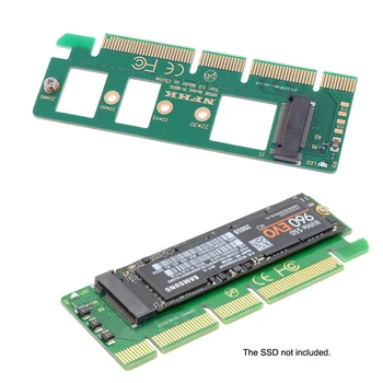 1PC NVMe M. 2 NGFF SSD Su PCI-E ir PCI Express 3.0 16x X4 Adapteris Riser Card Konverteris VSD Apygardos Valdyba Kompiuterio Jungtys