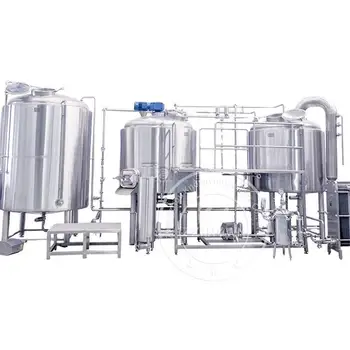 400L 4HL Pilną alaus gamybos sistemos gamintojas Raktų komercinės alaus daryklos įrangą, Projektas Namo amatų alaus mašina