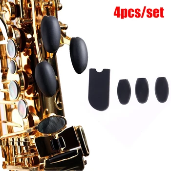 4Pcs/Set Saksofonas Piršto Poilsio Saksofonas Nykščio Poilsio Pagalvėlė Palmių Klavišą Silikono Piršto apsaugos Alto Sopranas Saksofonas Tenoras