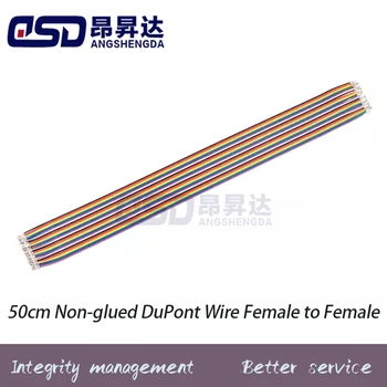 50cm Ne klijuoti DuPont Vielos Moterų ir Moterų Jumper Wire 40P