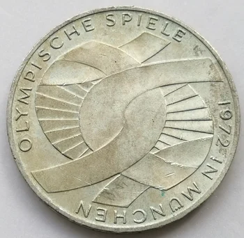 #6 Miuncheno Žaidimai Vokietija 1972 Ženklo Sidabro Monetų 33mm 15.5 G Progines monetas, Monetų
