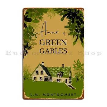 Anne Of Green Gables Vaikų S Knygos Viršelio Metalo Apnašas Klubas Derliaus Pritaikyti Sienų Dekoras Kino Alavo Pasirašyti Plakatas