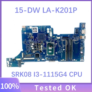 Aukštos Kokybės Mainboard GPT52 LA-K201P HP 15-DW 15T-DW 15-DW3002NP Nešiojamojo kompiuterio pagrindinę Plokštę Su SRK08 I3-1115G4 CPU 100% Testuotas OK