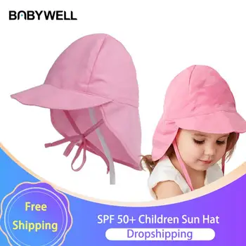 Babywell SPF 50+ Vaikų Saulės Skrybėlę Kvėpuojantis Akių apsaugos nuo Saulės, Skrybėlę Baby Vaikų Vasaros Lauko Quick-Dry Skrybėlę Vaikai Priedai