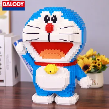 BALODY blokai negabaritinių Doraemon modelis Kawaii 