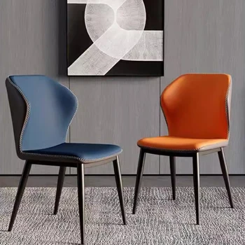 Biuro Šiaurės Valgomojo Kėdės Kambarį Modernus Odinis Virtuvė, Balkonas Dizaino Valgomojo Kėdės Akcentas Eetkamerstoel Namų Baldai