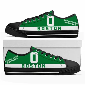 Bostono Skaičius 0 7 36 nebaigtais Žemas Viršų Sportbačiai Vyrai Moterų Paauglys Drobės Sneaker Kasdienių Batų Užsakymą Pagaminti Batų