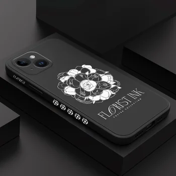 Hydrangea Telefono dėklas Skirtas iPhone 15 14 13 12 11 X XR XS SE2 SE2020 8 7 6 6S Plus Pro Max Mini Silikono Padengti