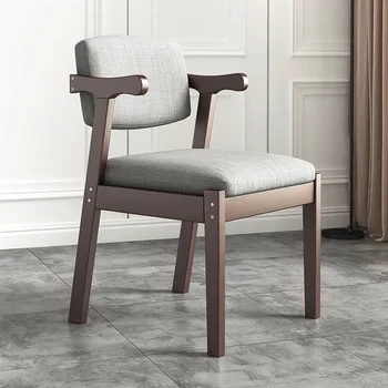 Karalienė Tualetinis Staliukas, Kėdės Atlošas Kirpykla Medienos Stiliaus Prabangūs Dizainerio Kėdė Žaidimas Audinio Cadeiras Gyvenimo Kambario Baldai