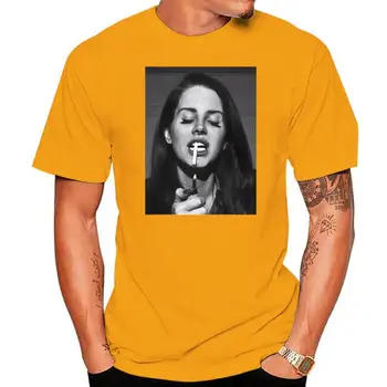 Lana Del Rey Marškinėliai lana del rey lizzy grant rūkymas cigarečių dūmų lana alternatyvių ultraviolence