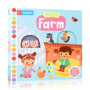MiluMilu Užimtas Ūkių Vaikų Žaislas Kartono Knyga