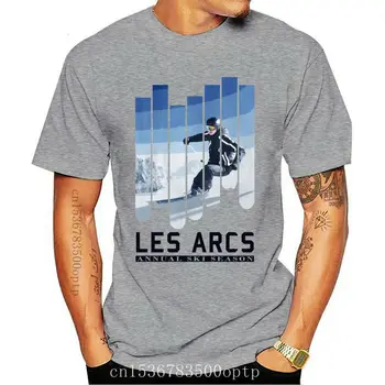 Nauji Les Arcs Metinį Slidinėjimo Sezono Marškinėliai Slidinėjimo Akinių Viršų Prancūzija Apres Marškinėlius 489