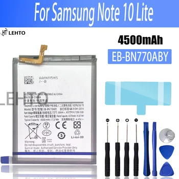 Originalus Baterijos EB-BN770ABY Samsung Galaxy Note10 Lite Originali N770 N770F Baterija 4500mAh Didelės Talpos Ličio Baterija