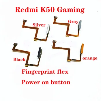Palieskite ID pirštų Atspaudų Jutiklio Skaitytuvas Atrakinti raktas Mygtuką Xiaomi Redmi K50 Žaidimų