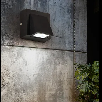 Paprasta Stiliaus Namų Dekoro 2023 Lauko Vandeniui LED Siena Lempos, LED Kiemo Vartai, Terasa, Balkonas, Sodas, Veranda, Sienos Žiburiai