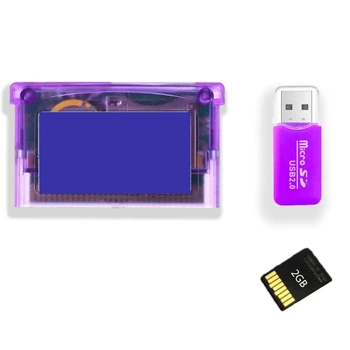 Patvari Gba ID NDS-NDSL Kasetė 2GB Žaidimas Atsarginę Prietaiso su USB Super-Kortelė SD-Flash Kortelės Adapteris