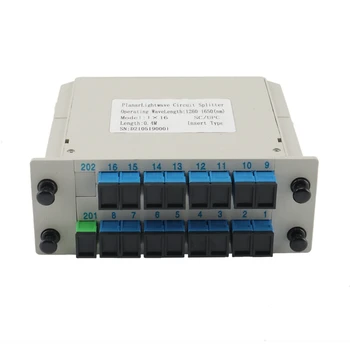PLC Kasetės Dangos Tipas PK APC UPC Pluošto Optiniai Lauke FTTH 1X16 PLC Splitter Dėžutę