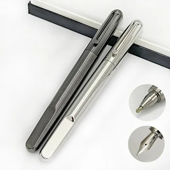 Prabanga Limited Edition M Serijos MB Magnetinė Balta ir Sidabro spalvos Metalo Rollerball Pen Rašyti Smoth Office Stationery