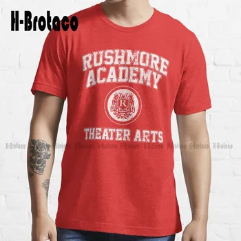 Rushmore Akademijos Teatro Meno Tendencijos T-Shirt Užsakymą Dovana, Juokinga Meno Streetwear Animacinių filmų Tee Xs-5Xl Unisex Skaitmeninis Spausdinimas Retro