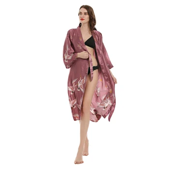 Seksualus Vestuvių Nuotaka Bridesmaid Padažu Suknelė Moterims Laisvalaikio Drabužius Suknelė Sleepwear Pižamą Vasaros Chalatas Kimono Sleeprobe XL