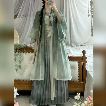 Senovės Tradicinė Kinų Drabužiai Moterims, Elegantiška Vintage Pasakų Hanfu Suknelė Nustatyti Song Dinastija Moterų Saldus Šokių Scenos Kostiumai
