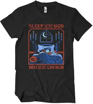 Stevenas Rodo Miegas Yra Mano Dievas Lova Yra Mano Bažnyčia, T-Shirt