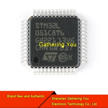 STM32L051C8T6 LQFP48 MCU Ultra-low-power Arm Cortex-M0+ MCU 64 Kbytes Flash , 32 MHz CPU Nauja Autentiškais