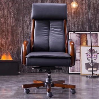 Tuštybės Recliner Kėdės Pasukama Svirtis Odinis Studijų Konferencijų Biuro Kėdė Dizaineris Miegamasis Cadeiras De Escritorio Baldų Salonas