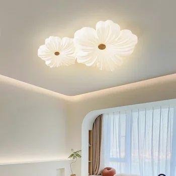 Šiaurės Gėlių Formos Lubų Šviesos Virtuvės Sala Gyvenimo Kambario, Miegamasis LED Lubų Lempos, Interjerams Dekoruoti Apšvietimo Lemputė