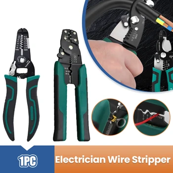 Žalia Elektrikas Wire Stripper Traukiant Tiekėjas Vielos Pjovimo Daugiafunkcį Remontas Žirklės Išpardavimas Užspaudimo Replės Rankiniai Įrankiai